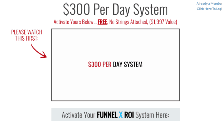 funnel x roi website
