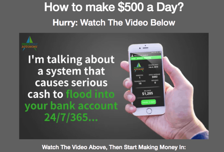 profit point autonomy