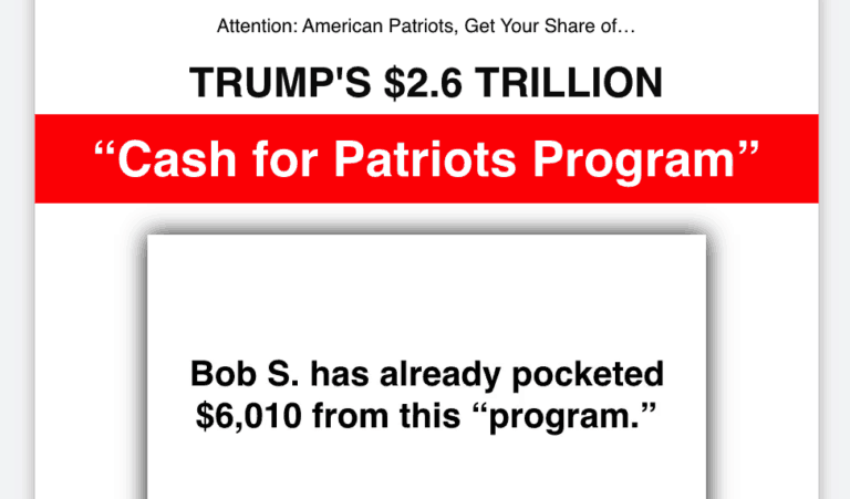 Trump's $2.6 Trillion "Cash For Patriots Program"