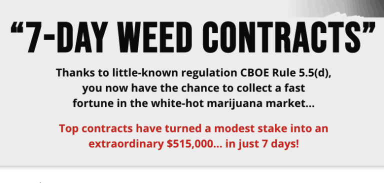 7 day weed contracts