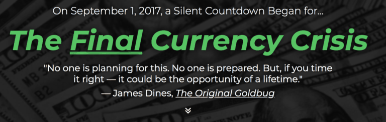 the final currency crisis