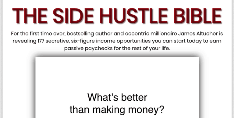 the side hustle bible website