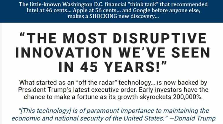 The most disruptive innovation we've seen in 45 Years by Louis Navellier