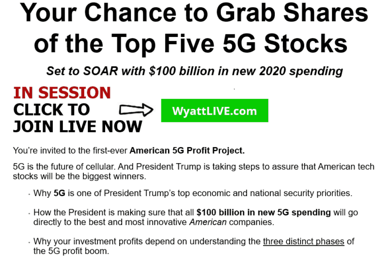 American 5G Profit Project