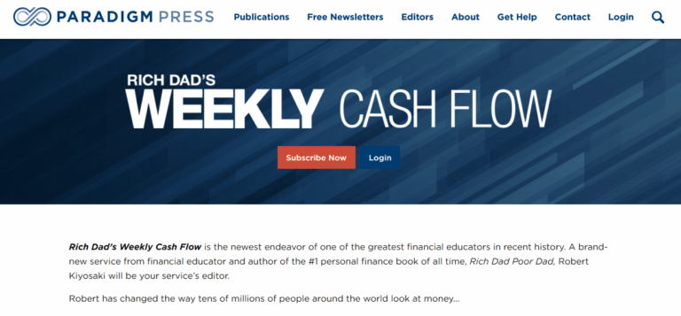 Rich Dad's Weekly Cash Flow