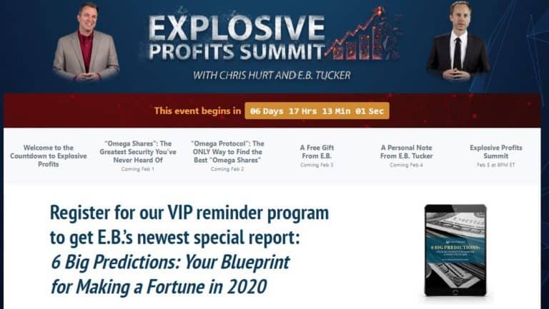 Explosive Profits Summit by E.B. Tucker