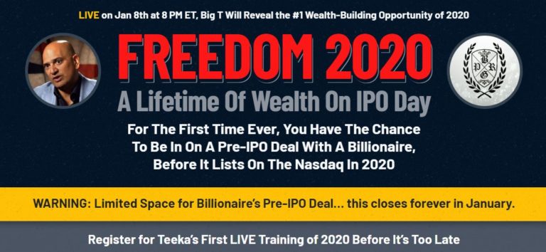 Freedom 2020 by Teeka Tiwari