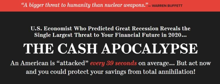 The Cash Apocalypse by Harry Dent
