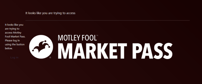 Motley Fool Market Pass