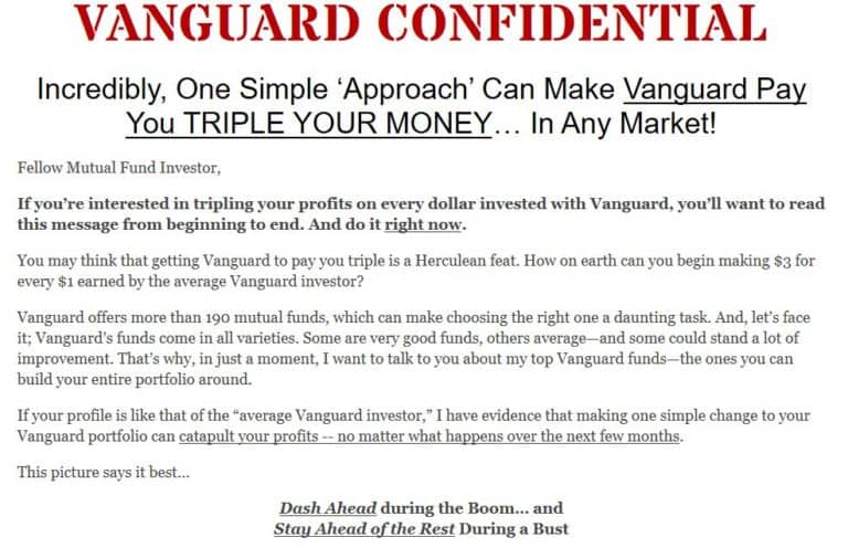 Vanguard Confidential