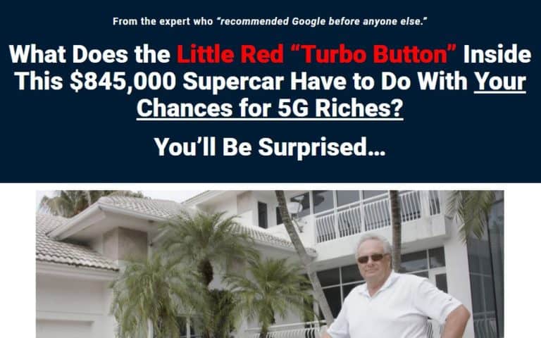 The King of 5G “Turbo Button” Technology by Louis Navellier