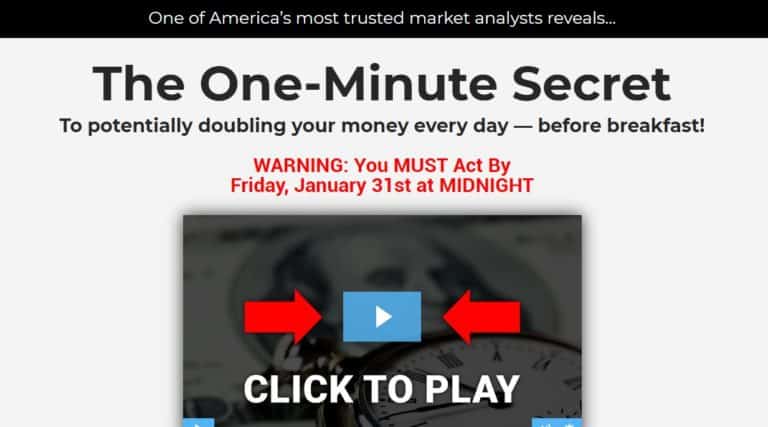 The One-Minute Secret by Alan Knuckman