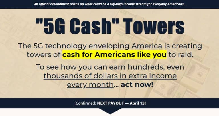 5G Cash Towers