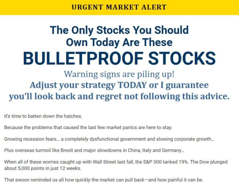 Bulletproof Stocks