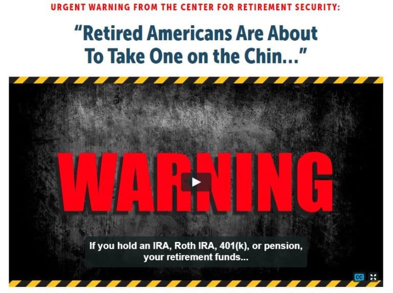 Retired Americans Are About To Take One On The Chin by Bob Carlson