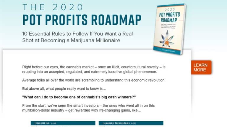The 2020 Pot Profits Roadmap (National Institute for Cannabis Investors)