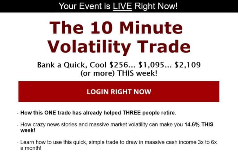 "The 10 Minute Volatility Trade" [Unbiased Review] 18