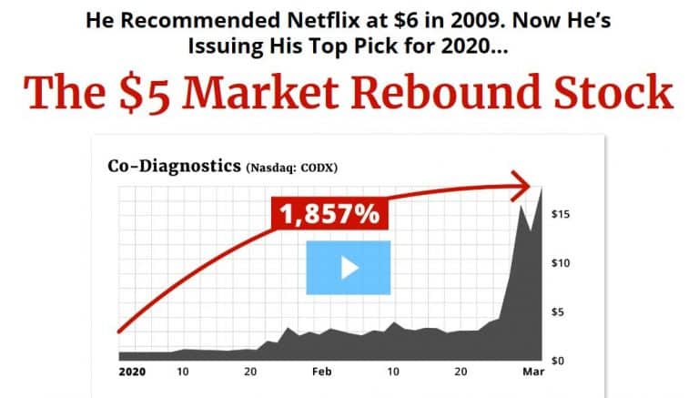 The $5 market rebound stock