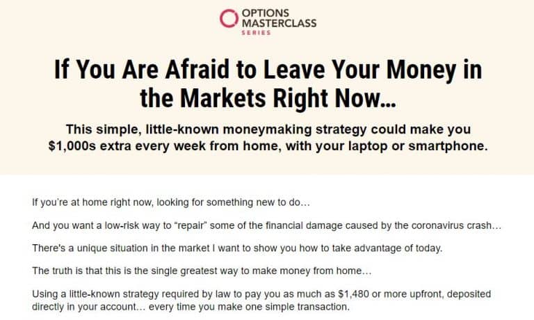Is John Jagerson "Options Masterclass Series" Legit? 3