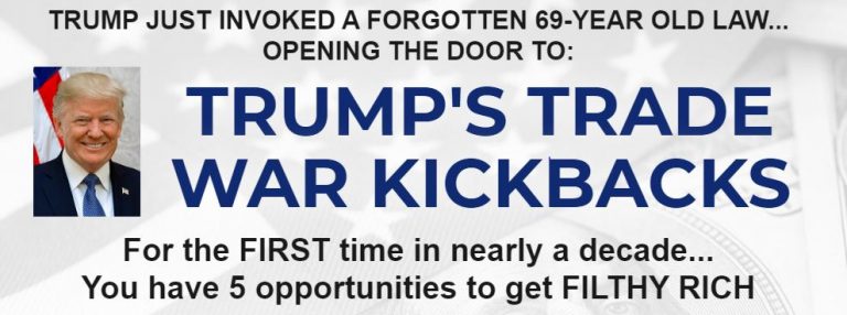 Trumps Trade War Kickbacks
