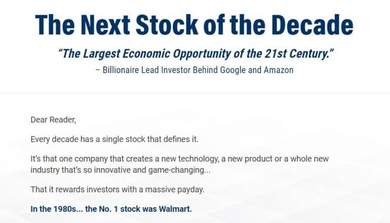 The Next Stock of the Decade