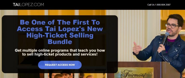 Tai Lopez High Ticket Sales System