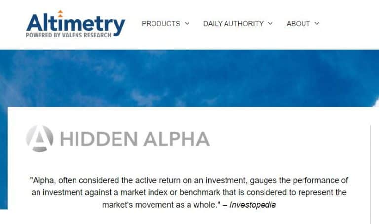 Altimetry's Hidden Alpha