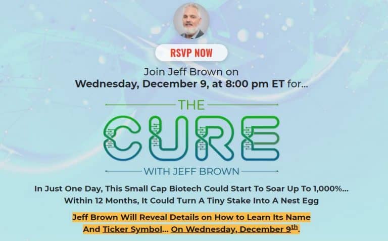 Jeff Brown the cure event