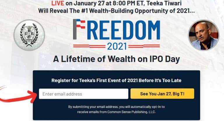 Teeka Tiwaris Freedom 2021