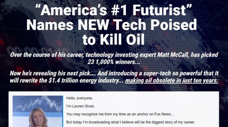 New Tech Poised To Kill Oil