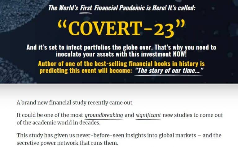 Casey Research's Covert-23