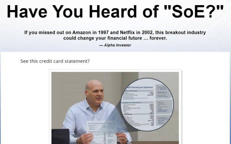 Charles Mizrahi's SOE Pitch