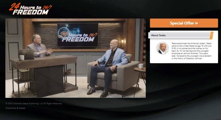 24 Hours To 24 7 Freedom by Teeka Tiwari