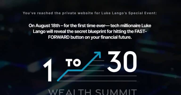 1 To 30 Wealth Summit