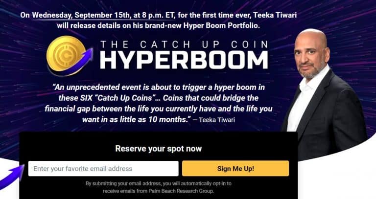 Teeka Tiwari's Catch Up Coin Hyperboom