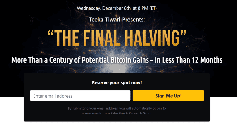 Teeka Tiwari The Final Halving