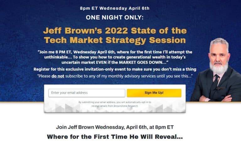 Jeff Brown’s 2022 State of the Tech Market