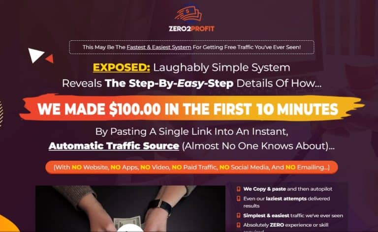 Zero2Profit System Review