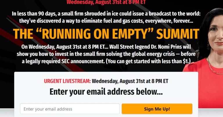 Running On Empty Summit