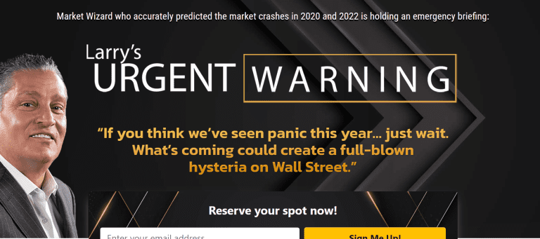 Larry Benedict Prediction & Warning