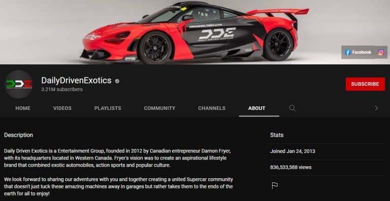 Daily Driven Exotics Net Worth