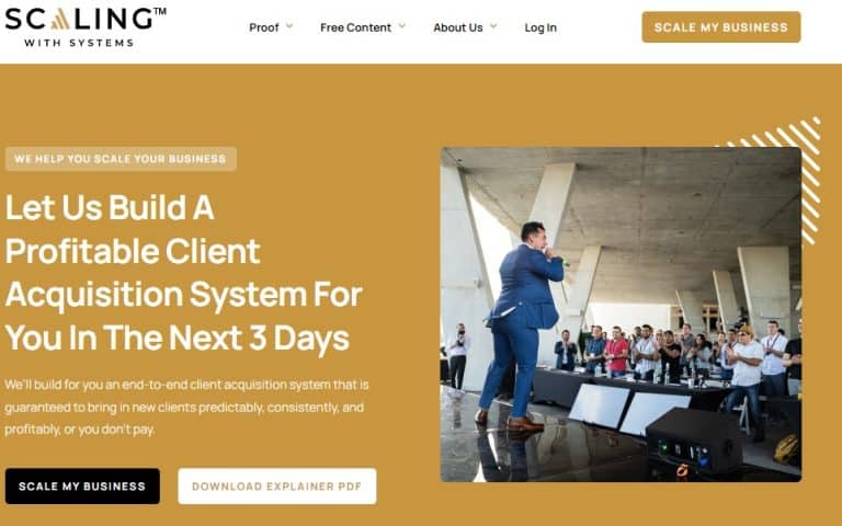 Scaling With Systems