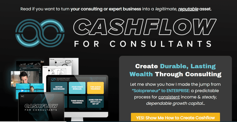 Wealthy Consultant: Cashflow For Consultants