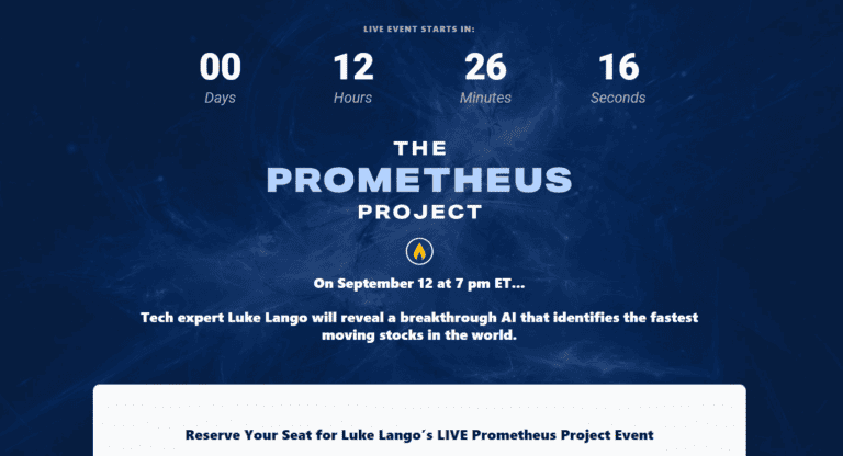 What is The Prometheus Project? [Luke Lango]