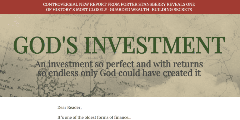God's Perfect Investment