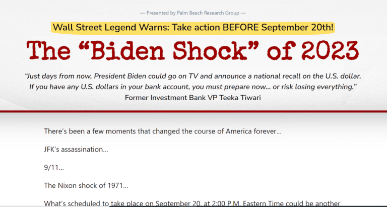 What is the Biden Shock of 2023? [Teeka Tiwari Pitch]