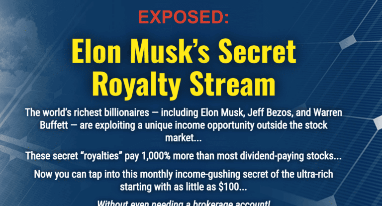 Elon Musk’s Secret Royalty Stream