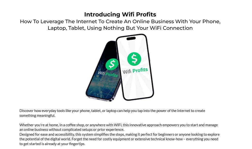 WiFi Profits Review (What is Wifi Profits) (Can You Make Money WiFi Profits)